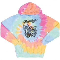 Unisex Tie-Dye Fleece Hoodie