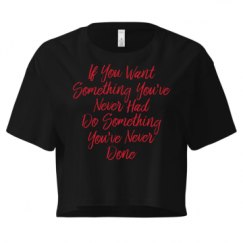 Ladies Festival Cali Crop Top Tee