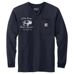 Unisex Carhartt Long Sleeve Henley Tee 