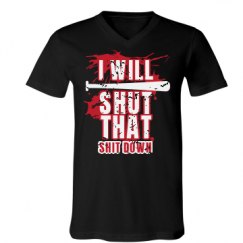 Unisex V-Neck Jersey Tee