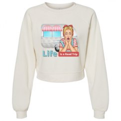 Women's Raglan Pullover Fleece