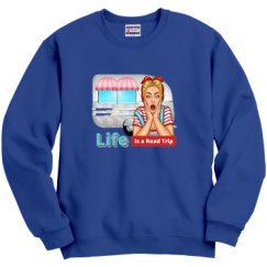 Unisex Film and Foil Crewneck Sweatshirt