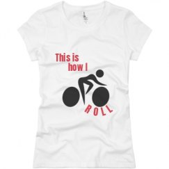 Ladies Slim Fit Basic Promo Jersey Tee