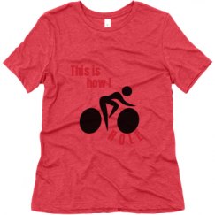 Ladies Relaxed Fit Super Soft Triblend Tee