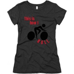 Ladies Slim Fit Super Soft Triblend Tee