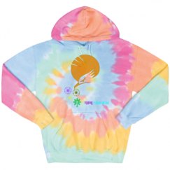 Unisex Tie-Dye Fleece Hoodie