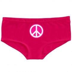 Neon Pink Peace Sign