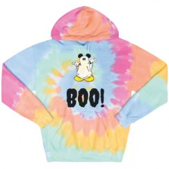 Unisex Tie-Dye Fleece Hoodie
