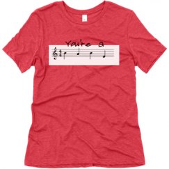 Ladies Relaxed Fit Super Soft Triblend Tee