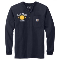 Unisex Carhartt Long Sleeve Henley Tee 