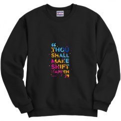 Unisex Film and Foil Crewneck Sweatshirt