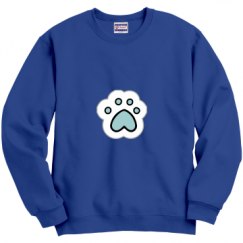 Unisex Film and Foil Crewneck Sweatshirt