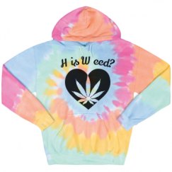Unisex Tie-Dye Fleece Hoodie