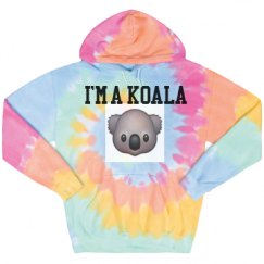 Unisex Tie-Dye Fleece Hoodie