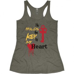 Ladies Slim Fit Super Soft Racerback Triblend Tank