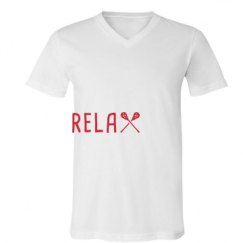 Unisex V-Neck Jersey Tee