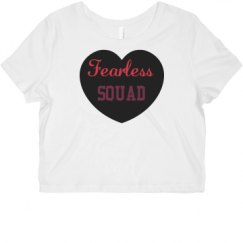 Ladies Slim Fit Crop Top Tee