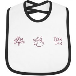 Infant Contrast Trim Bib