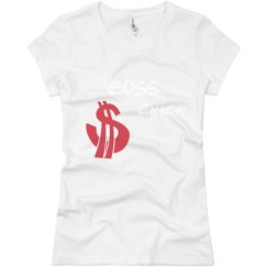 Ladies Slim Fit Basic Promo Jersey Tee