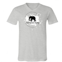 Unisex V-Neck Jersey Tee