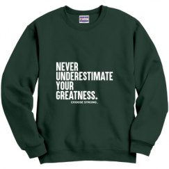 Unisex Film and Foil Crewneck Sweatshirt