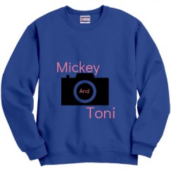 Unisex Film and Foil Crewneck Sweatshirt