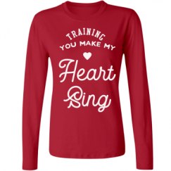 Ladies Relaxed Fit Basic Long Sleeve Tee