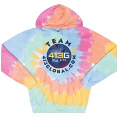 Unisex Tie-Dye Fleece Hoodie