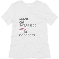 Ladies Relaxed Fit Super Soft Triblend Tee