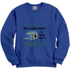 Unisex Film and Foil Crewneck Sweatshirt