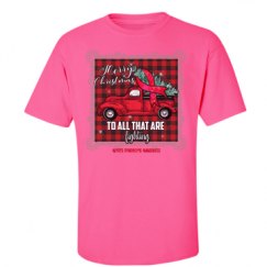 Unisex Ultra Cotton Safety Neon Crewneck Tee