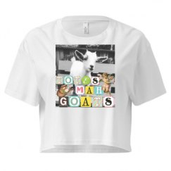 Ladies Festival Cali Crop Top Tee