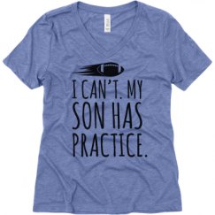 Ladies Relaxed Fit Super Soft Triblend V-Neck Tee