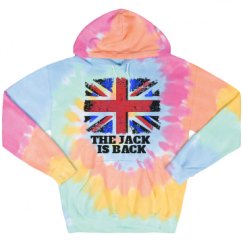 Unisex Tie-Dye Fleece Hoodie