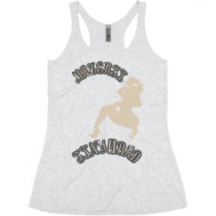 Ladies Slim Fit Super Soft Racerback Triblend Tank
