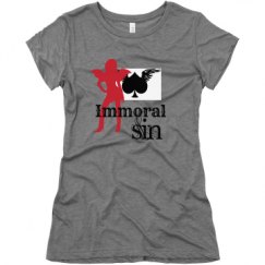Ladies Slim Fit Super Soft Triblend Tee