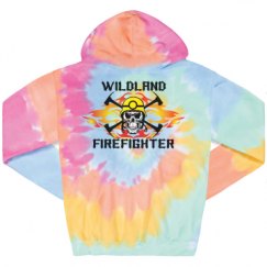 Unisex Tie-Dye Fleece Hoodie