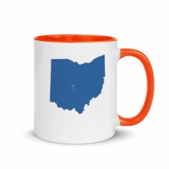 11oz Ceramic Mug with Color Inside