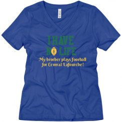 Ladies Relaxed Fit V-Neck Tee