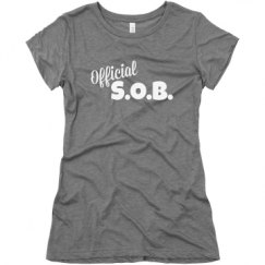 Ladies Slim Fit Super Soft Triblend Tee
