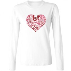 Ladies Relaxed Fit Basic Long Sleeve Tee