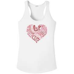 Ladies Athletic Performance Racerback Tank