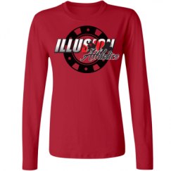 Ladies Relaxed Fit Basic Long Sleeve Tee