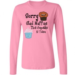 Ladies Relaxed Fit Basic Long Sleeve Tee