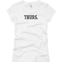 Ladies Slim Fit Basic Promo Jersey Tee