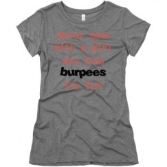 Ladies Slim Fit Super Soft Triblend Tee