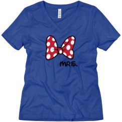 Ladies Relaxed Fit V-Neck Tee