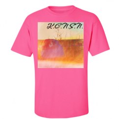 Unisex Ultra Cotton Safety Neon Crewneck Tee