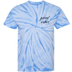 Unisex Gildan Tie-Dye Multi-Color Spiral Tee good vibes