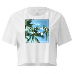 Ladies Festival Cali Crop Top Tee